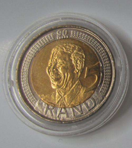 Mandela 2008 Birthday R5 From the bank, Encapsulated