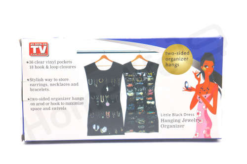 Little Black Dress Hanging Jewelry Organizer