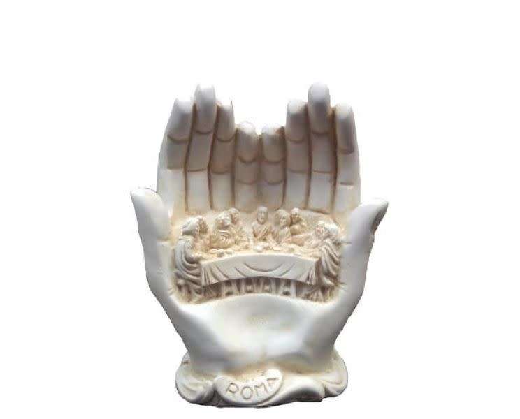 Last Supper in Open Hands Ornament