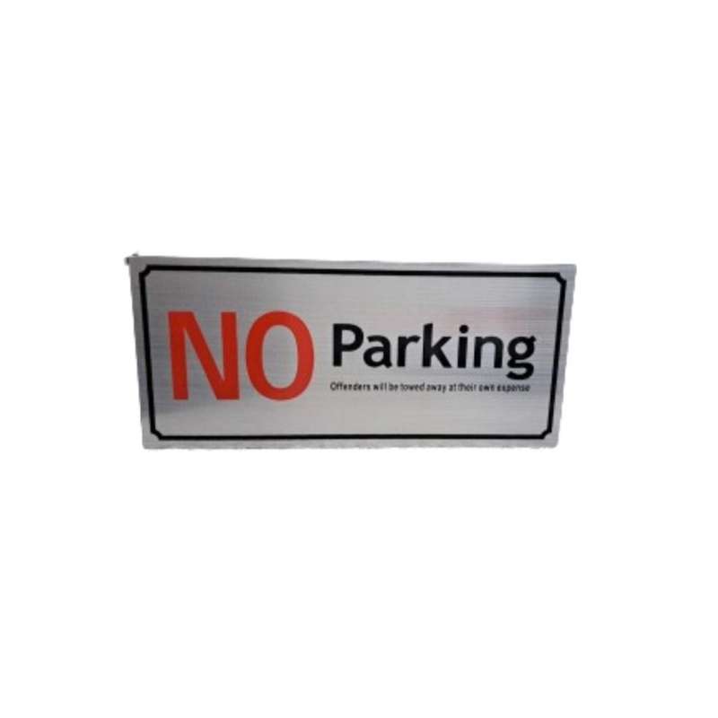 No Parking- Metal sign
