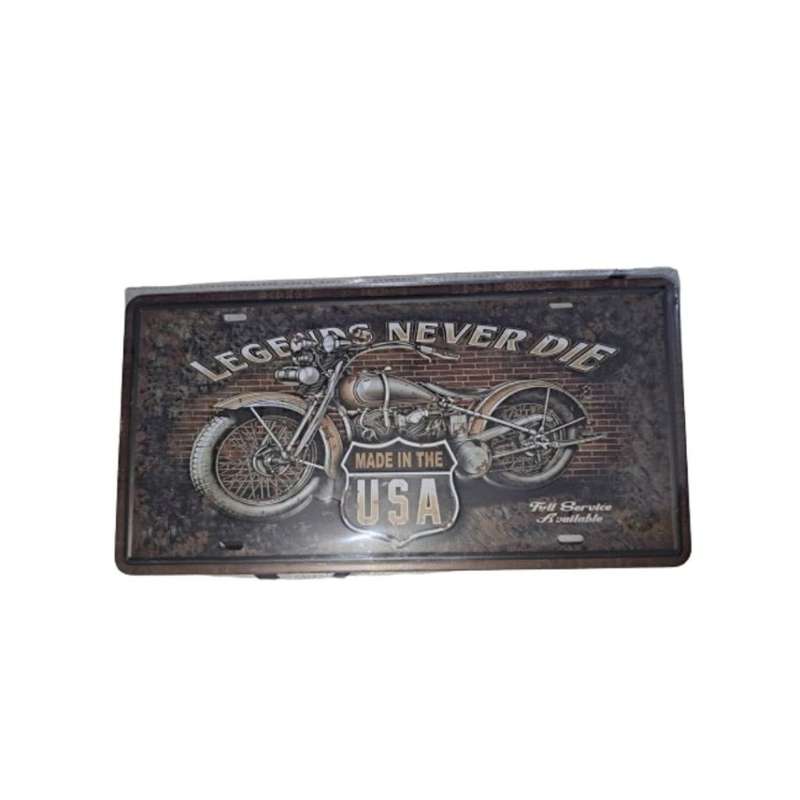 Motorcycle Metal Poster - Wall Art