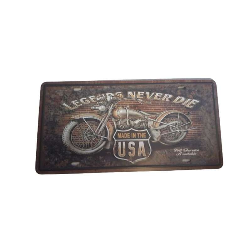 Motorcycle Metal Poster - Wall Art