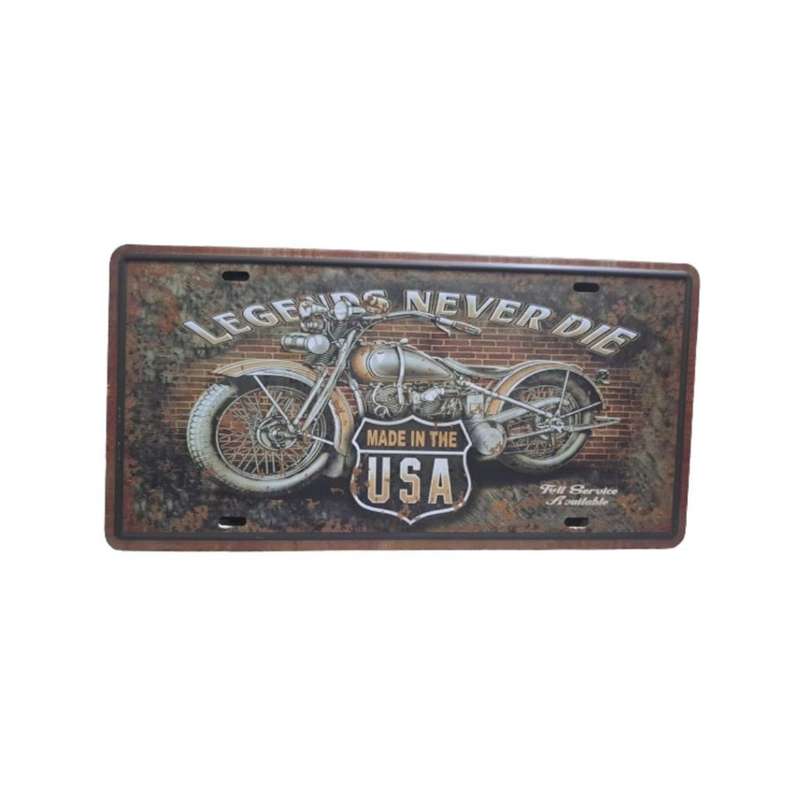 Motorcycle Metal Poster - Wall Art