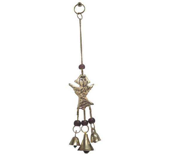 Hanging Brass Angel- Wind Chime