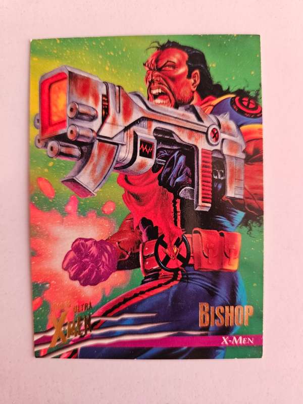 Bishop Trading Card. X-men Fleer Ultra.