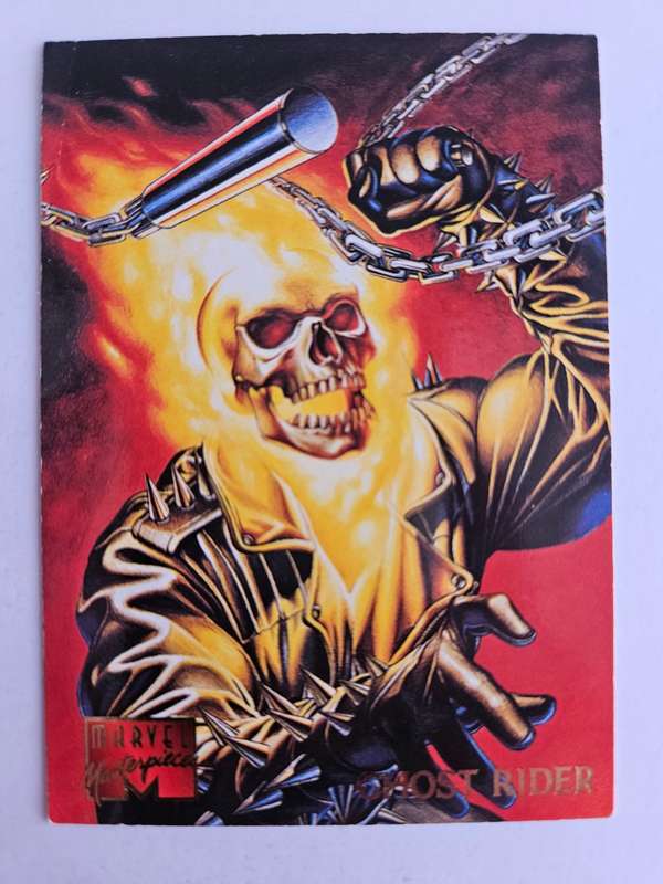 Ghost Rider Trading Card. Marvel Masterpieces