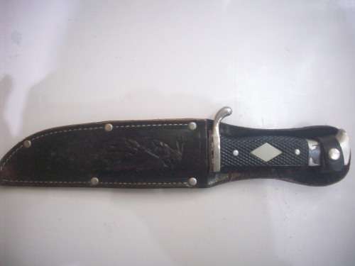 FOR SKIP ONLY - Baron Hunting knife in leather sheath.....made in Germany