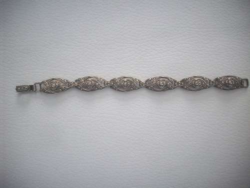 Sterling Silver Marcasite bracelet - really stunning!