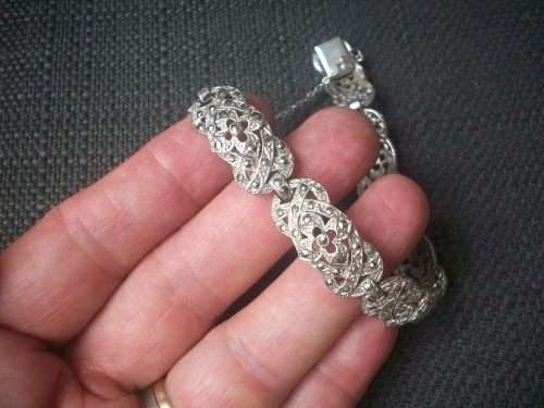 Marcasite Bracelet....vintage - Reduced