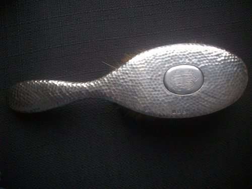 Sterling silver hair brush....Birmingham 1908 - reduced!