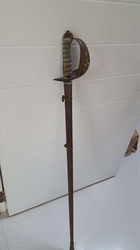 Boer War officer's sword - incredible find in an attic!