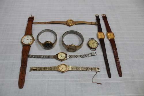 9 Watches - parts? Makes below....