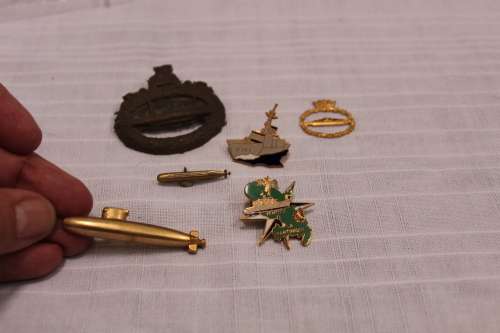 Mixed Navy and Submarine badges.....