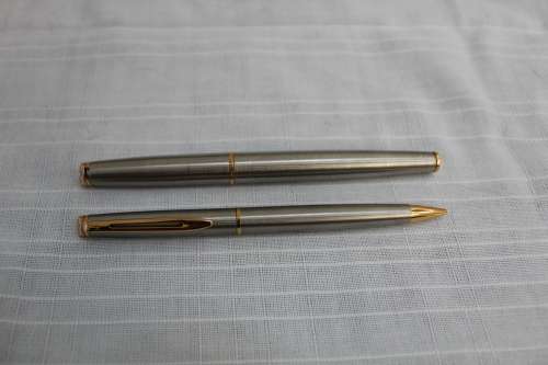Waterman Set - Low price because of one missing pocket clasp.....