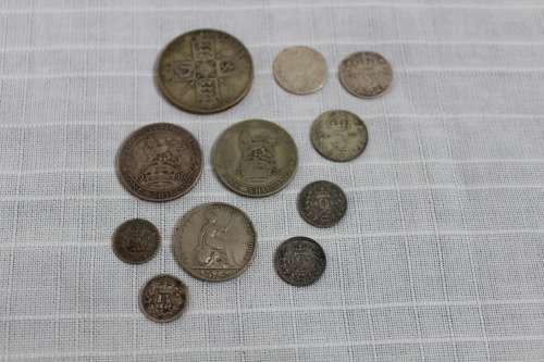 11 very old British coins