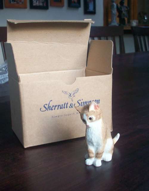 Sherratt and Simpson Cat - as new in box! Unwanted gift.