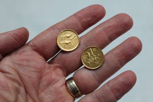 1 cent cufflinks! First ones I've seen - unusual