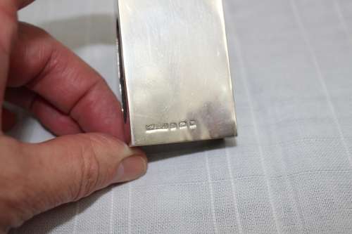 Sterling matchbox cover - 13.1grams