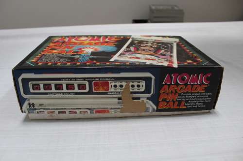 Vintage TOMY Atomic Arcade Pinball machine - desktop - working!!