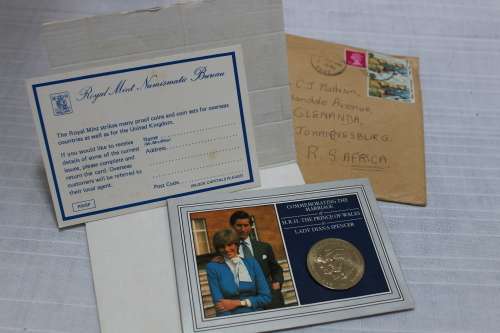 Royal Wedding 1981 Proof coin - encapsulated - original packaging......