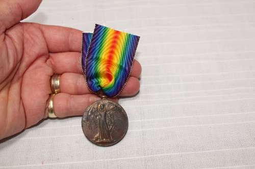 WW1 Victory medal - LT. I.C. le Roux