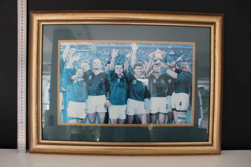 Rugby World Cup large framed photo of the winning team