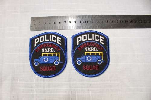 New York Police Department GENUINE patches x 4!!