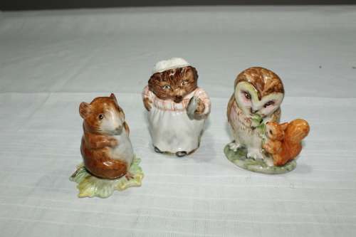 Beatrix Potter figurines - I'll take R 600 for all three!!!