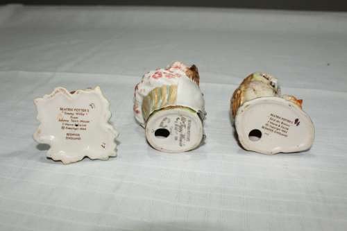 Beatrix Potter figurines - I'll take R 600 for all three!!!