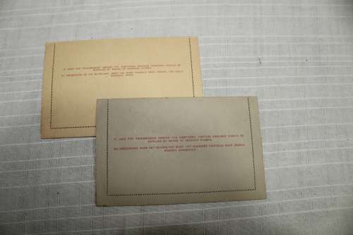Union of SA Letter cards x 2 - unused in MINT condition!
