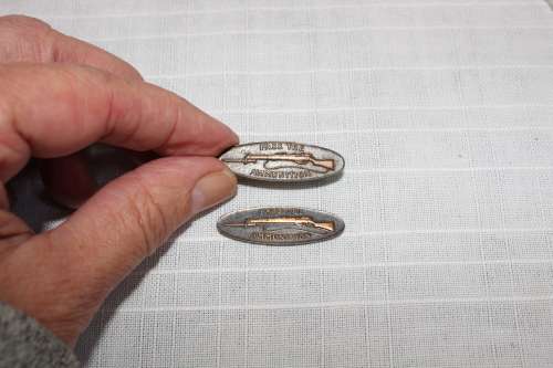 WWll `Pass the Ammunition` badges x 2!.....see below.....