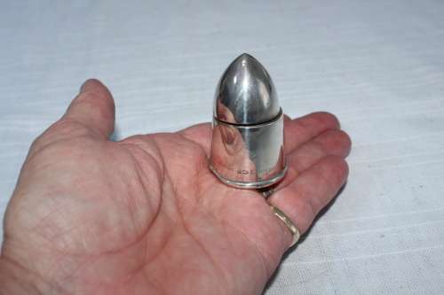 Sterling `travel` candle holder!....very different!