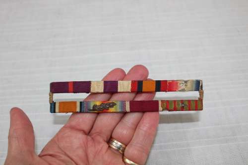 Medal ribbons bar - rarest I`ve ever seen!!