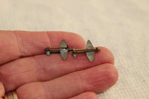 FOR Katschmarek ONLY! WW2 Sweetheart Spitfire plane brooches x 2!!!