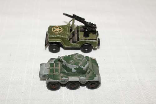 Lesney No 67 - Saladin Armoured car and a Matchbox Superfast