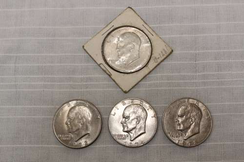 Dollar coins x 4....all for R 100!! See details below....