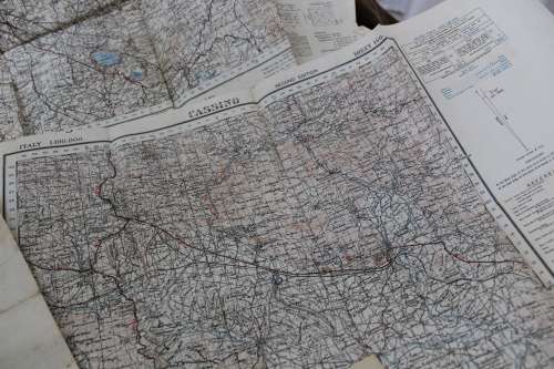 WW11 Escape maps of Italy.....I have 5!! Details below.....