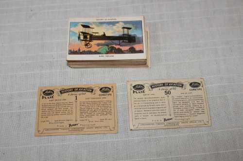 Mills cigarette cards - History of aviation - FULL SET of 50!!