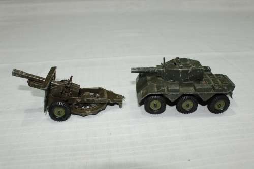 The Crescent Toy Company - Field Gun and Saladin Armoured Car - see below.....