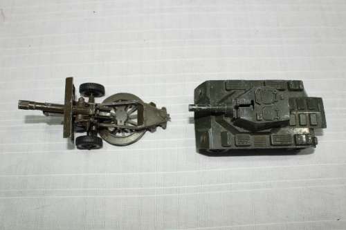 The Crescent Toy Company - Field Gun and Saladin Armoured Car - see below.....