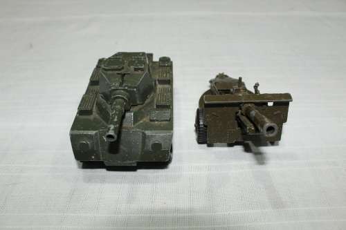 The Crescent Toy Company - Field Gun and Saladin Armoured Car - see below.....