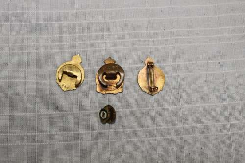 S. A. Legion badges x 3 plus the rare Life member badge of British Empire Service League!!