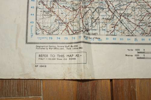 WW11 Escape maps of Italy.....I have 5!! Details below.....
