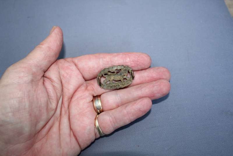 Leicestershire Regiment collar badge
