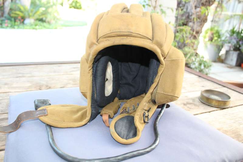Russian Tank helmet - used in Afghanistan.....RARE!!