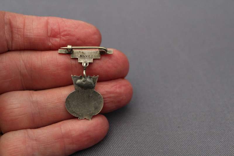 Sweetheart brooch - Merchant Navy, Sterling silver.....