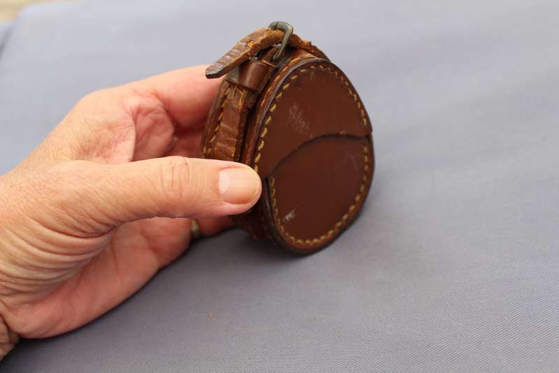 WWI Compass - Leather Cased Barkers Military Handheld Prismatic