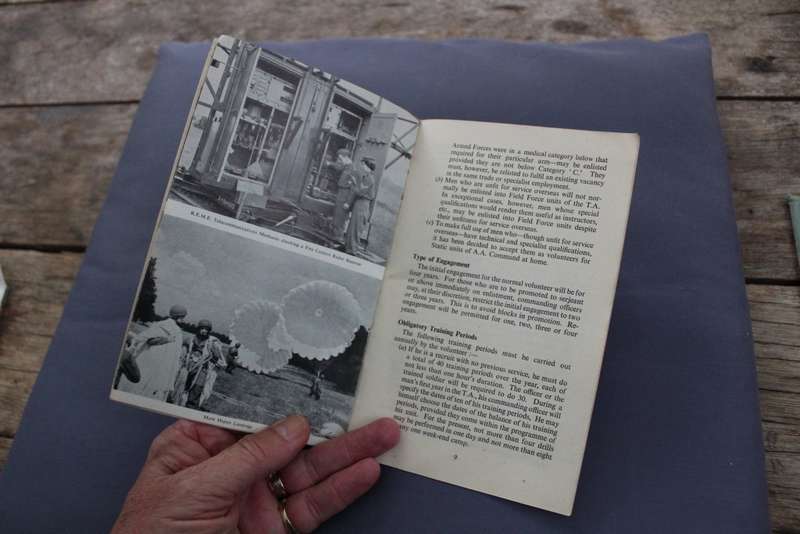 Territorial Army booklet circa 1944 - a very rare piece!