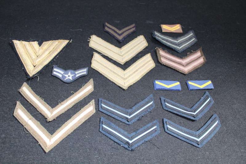 Arm rank badges x 15 - take all for R 120!