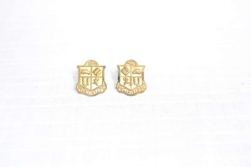 WW2 Womens Auxilliary - pair of collar badges